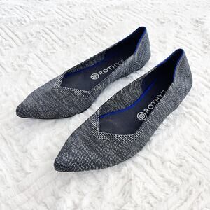 Rothy’s The Point Granite Heather Gray Flats Retired Color Sustainable